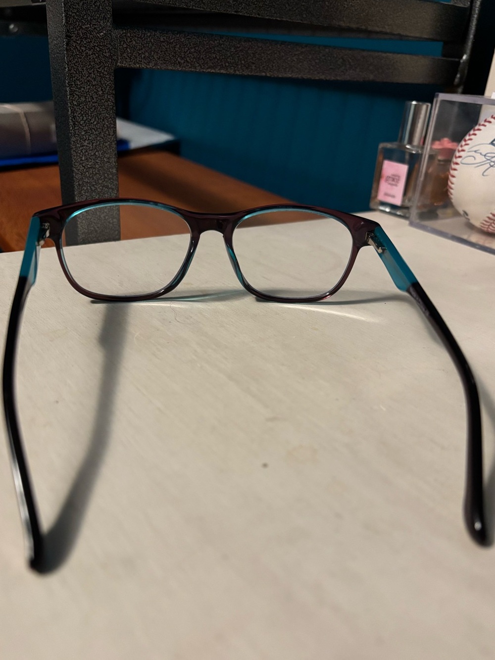 Firmoo purple/teal frames - Picture 3 of 6